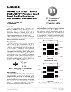 AND8345/D WDFN6 2x2 μCoolt 506AN Dual MOSFET