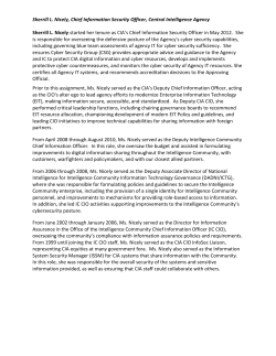 Sherrill L. Nicely, Chief Information Security Officer, Central