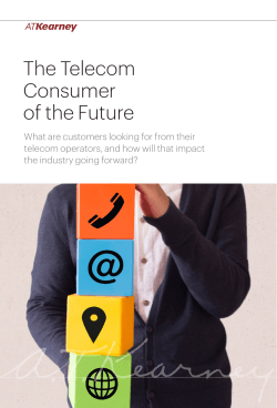 The Telecom Consumer of the Future