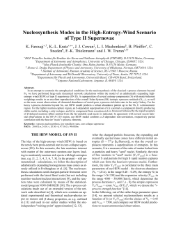 Nucleosynthesis Modes in the High-Entropy