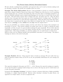 Topic 26 (Strictly Determined Games)