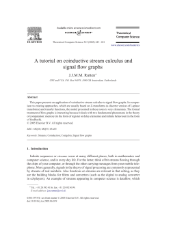 A tutorial on coinductive stream calculus and signal flow graphs