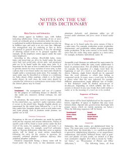 Notes on the Use of this Dictionary