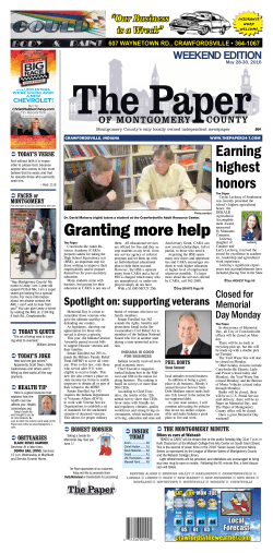 No purchase necessary! - The Paper of Montgomery County
