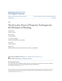 The Evocative Power of Projective Techniques for the Elicitation of
