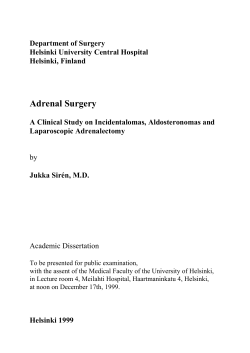 Adrenal Surgery - Semantic Scholar