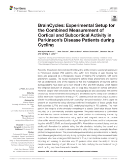 Experimental Setup for the Combined Measurement of Cortical and