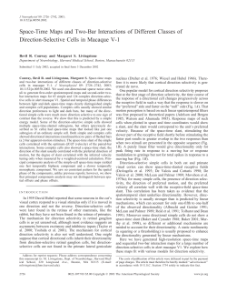 Space-Time Maps and Two-Bar Interactions of Different Classes of