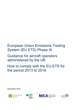 How to comply with the EU ETS