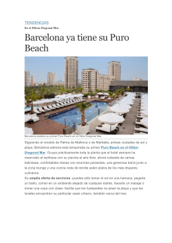 Barcelona ya tiene su Puro Beach