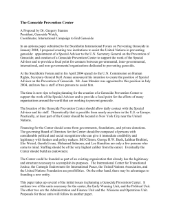 The Genocide Prevention Center