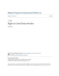Rights at United States Borders