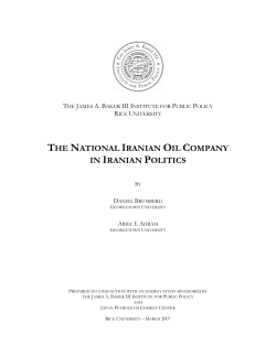 The National Iranian Oil Company in Iranian Politics
