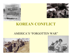 KOREAN CONFLICT