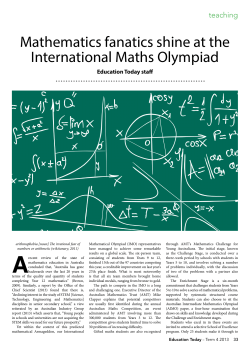 Mathematics fanatics shine at the International Maths Olympiad