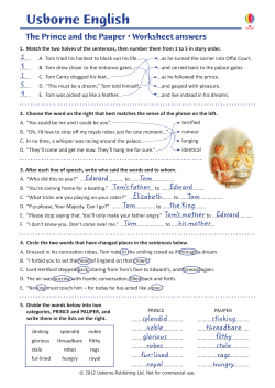 Answers - Usborne Publishing