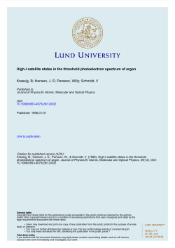 High-l satellite states in the threshold photoelectron spectrum of