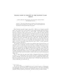 Filling loops at infinity in the mapping class group