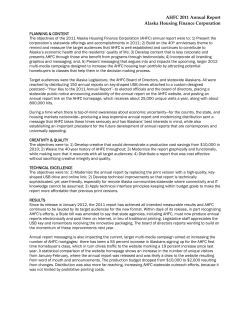 Alaska Housing Finance Corporation