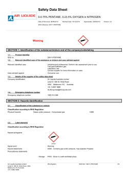 Safety Data Sheet