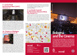 Bologna and the cinema