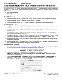 SE 2.1.2 Macintosh Network Plus content update