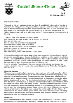 newsletter 04 - Craighall Primary School