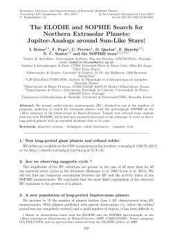 Jupiter-Analogs around Sun-Like Stars