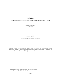 Infection - Harvard University