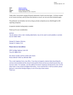 Today when I see private company financial statements I tend to see