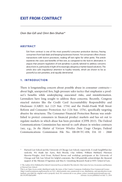 exit from contract - Oxford Academic
