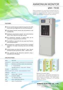 AMMONIUM MONITOR
