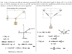 Minimum y = 841 mm (Find soluOon for y minimum)