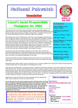 July 2004 - National Pubwatch