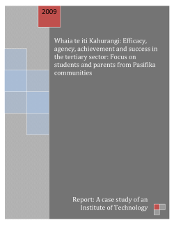 Achievement and Success in the tertiary sector: Maori