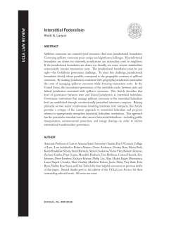 Interstitial Federalism