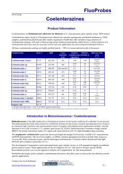 FluoProbes Coelenterazines