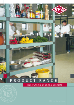General Product Range brochure