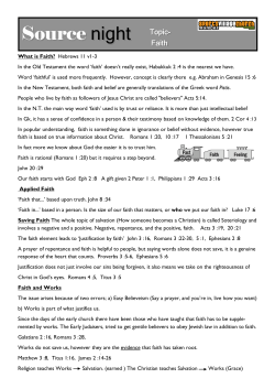 Source night - Sports Village Church