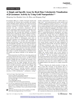 A Simple and Specific Assay for Real-Time Colorimetric
