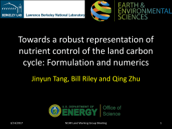 Towards a robust representation of nutrient control of the land