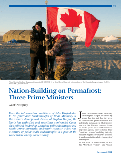 Nation-Building on Permafrost: Three Prime