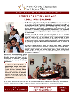 CENTER FOR CITIZENSHIP AND LEGAL IMMIGRATION