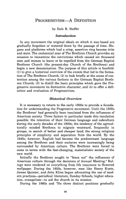 "Progressivism-A Definition," Ashland