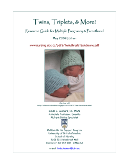 Twins Triplets And More - Maternity Care Midwives