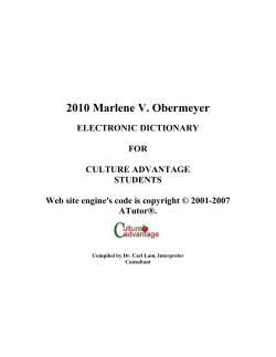 2010 Marlene V - International Medical Interpreters Association