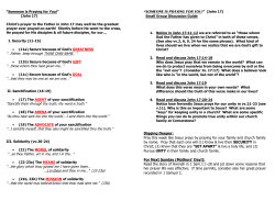 Sermon Notes - Cornerstone Baptist Church