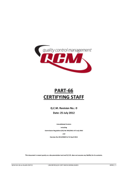 part-66 certifying staff
