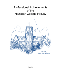 Faculty Accomplishments 2013