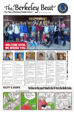The Pulse of Berkeley Middle School